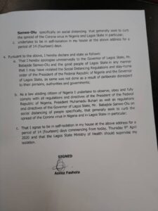 Naira Marley's apology letter