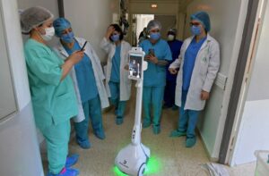 Robot helps Tunisia medics avoid infection from coronavirus patients