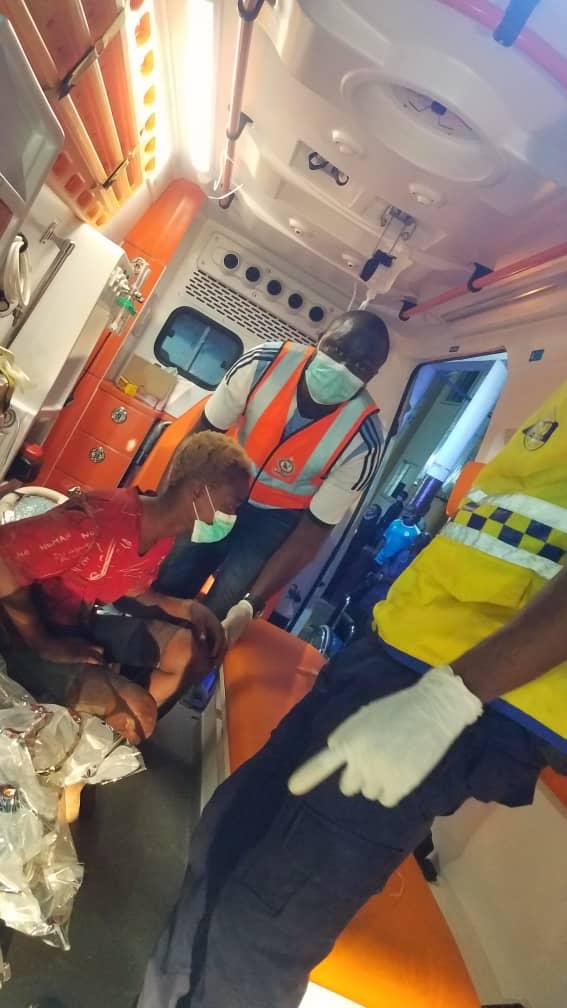 PHOTOS: LASEMA rescues suspected COVID-19 patient on street