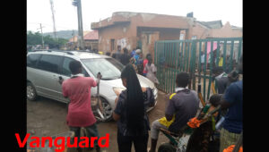 PHOTOS: Customers defy social distancing at Abuja fish market