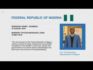 Three Nigerians, 80 others get UN posthumous peacekeeping award