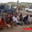 Video, Photos: About 40 people from Zamfara hidden amid cows arrested in Lagos