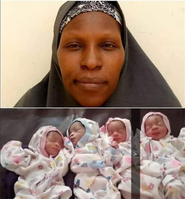 Driver’s wife who gave birth to triplets twice, twins twice, gives birth to quadruplets