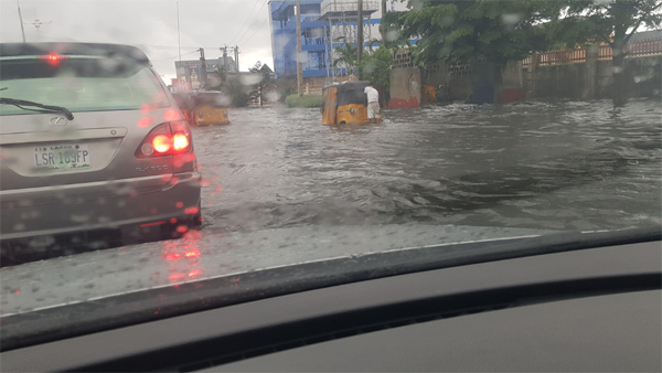 Torrential rain paralyses activities in Lagos