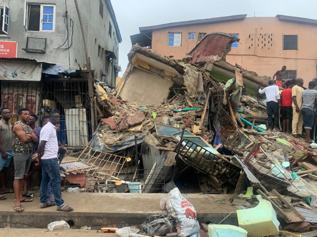 Lagos records another building collapse in less than 24 hours