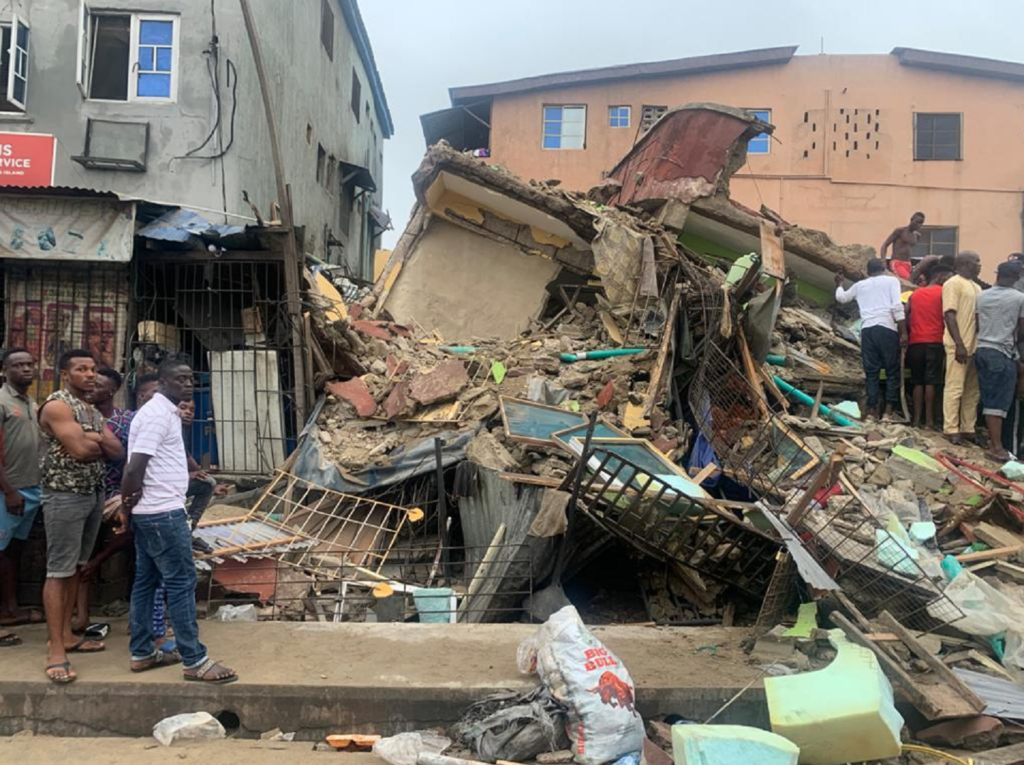 Firemen rescue 45-year old man from collapsed building in Kano