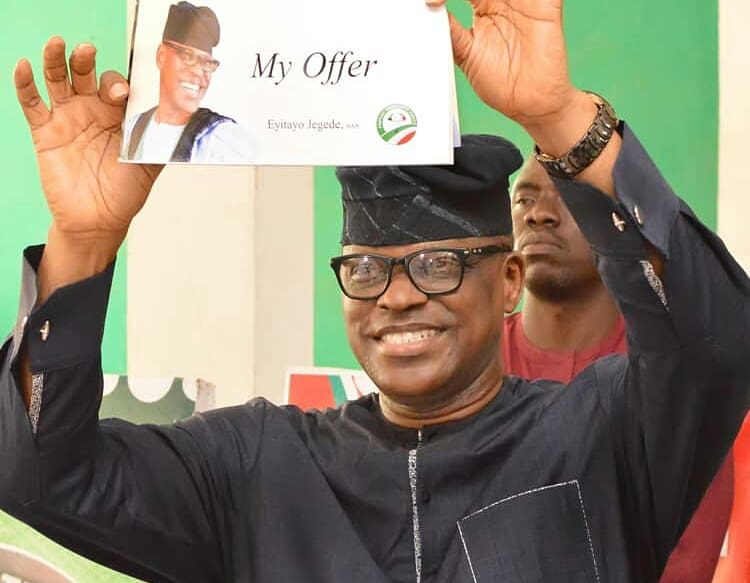 Stop celebrating fake endorsement, Accord Party chairman tells Jegede
