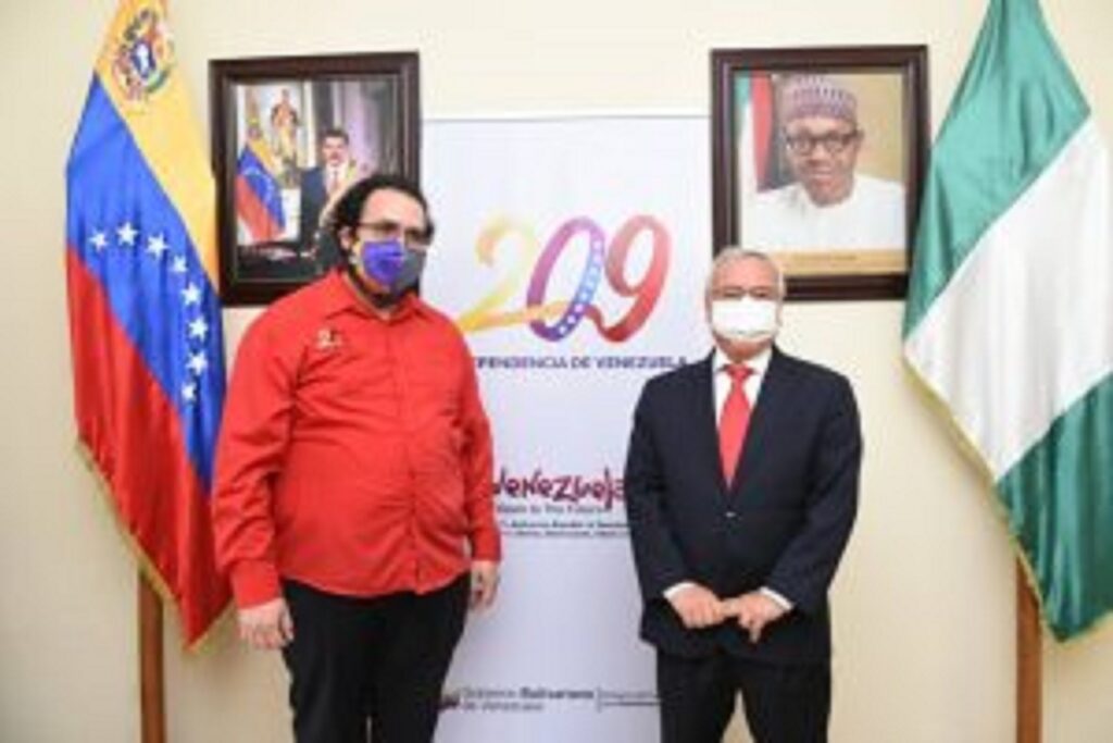 Venezuela to strengthen bilateral ties with Nigeria on security, other sectors