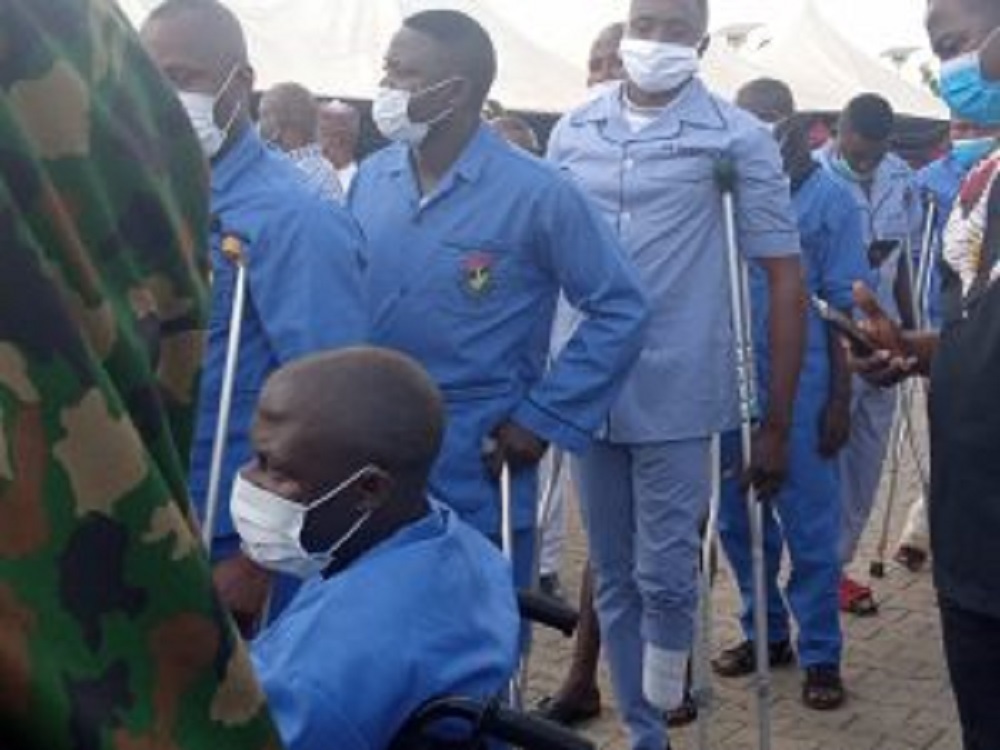 Buratai visits, dines with wounded officers in Kaduna hospital