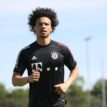 Sane ‘overjoyed’ as he trains with Bayern Munich for first time