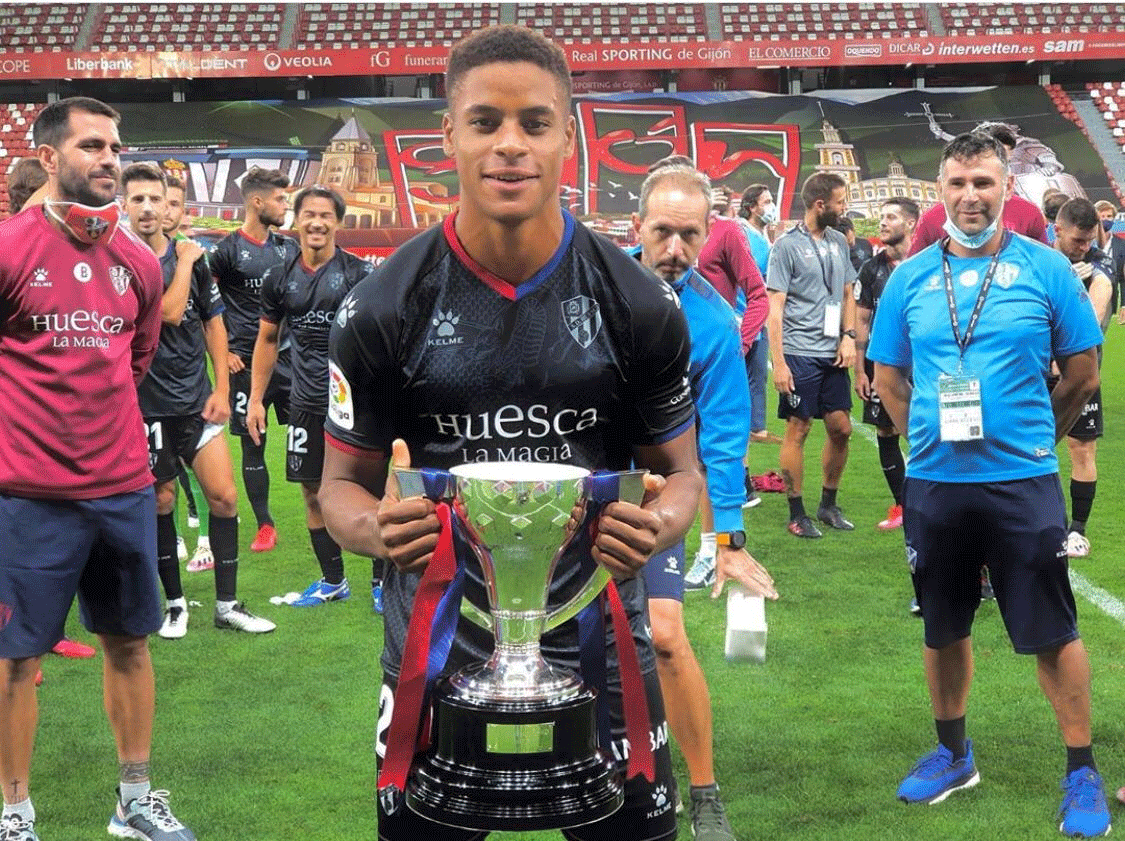 Spanish-born Nigerian striker, Kevin Omoruyi, gains La Liga spot with Huesca