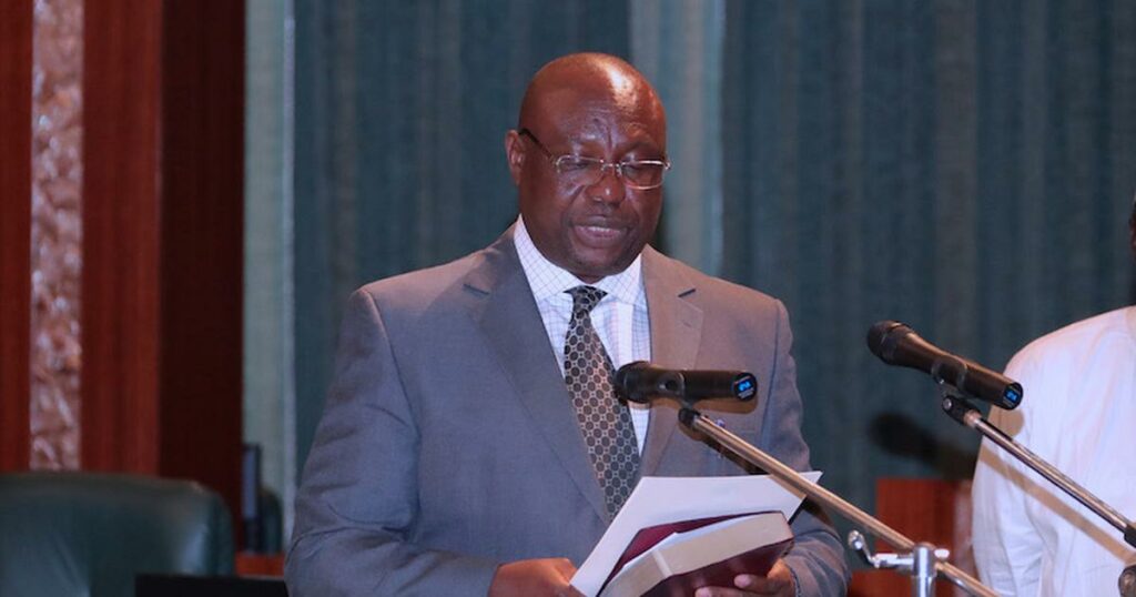 Mr Festus Okoye, INEC National Commissioner and Chairman