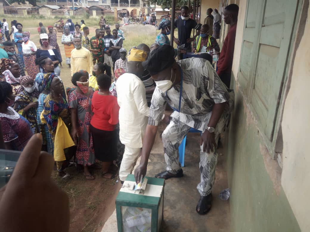 PHOTOS: Massive turn out as Ondo holds LG election