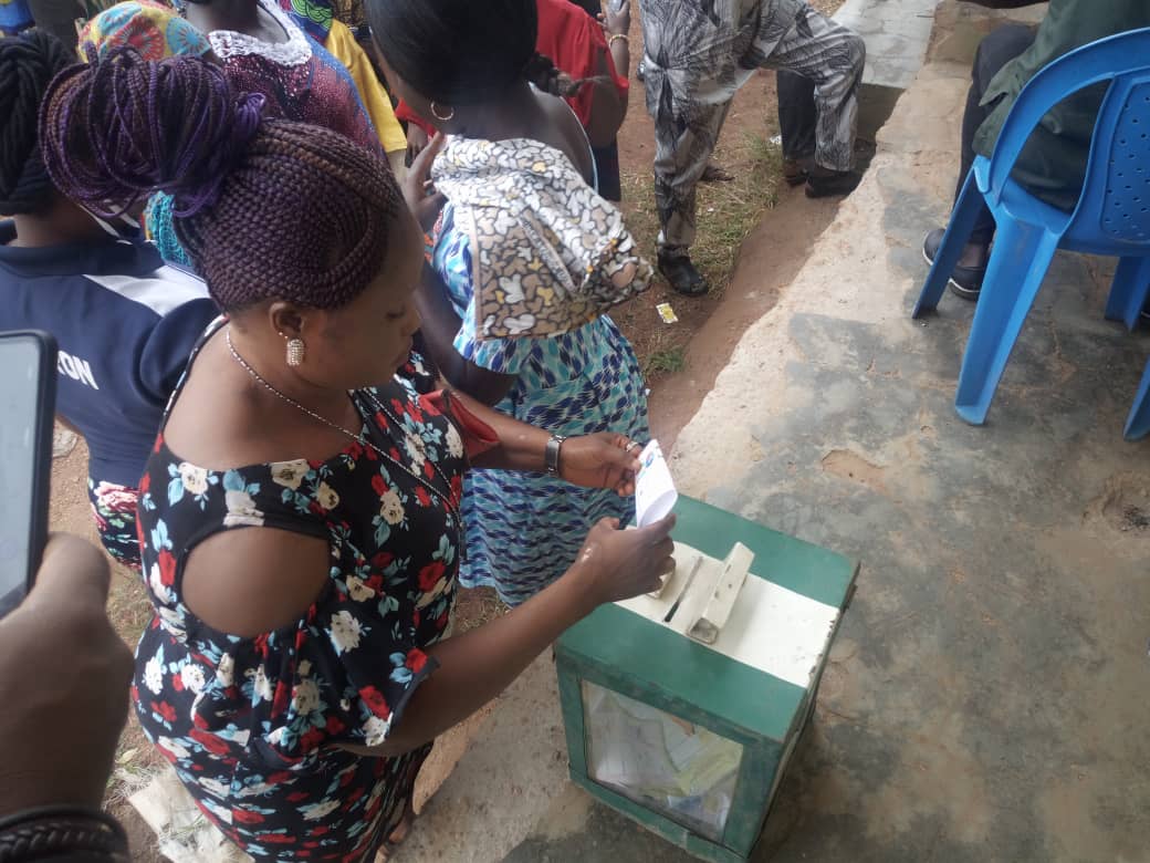PHOTOS: Massive turn out as Ondo holds LG election