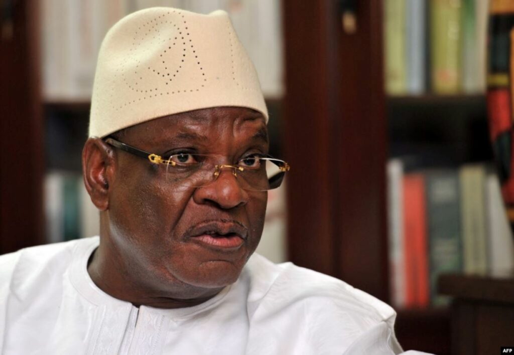Ousted Mali president, Keira, returns to country