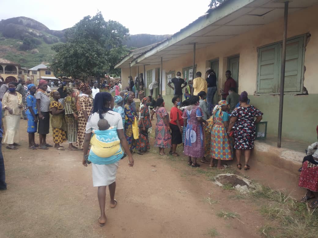 PHOTOS: Massive turn out as Ondo holds LG election