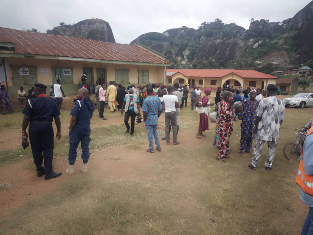 PHOTOS: Massive turn out as Ondo holds LG election