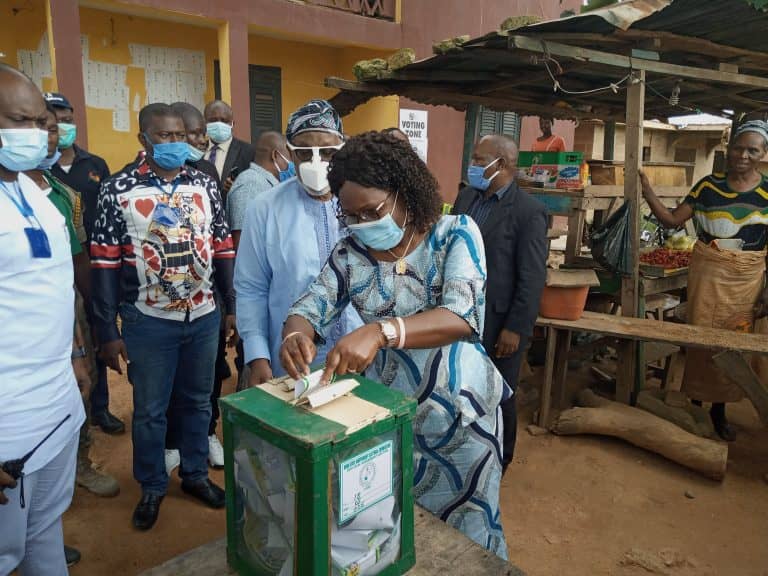 PHOTOS: Massive turn out as Ondo holds LG election