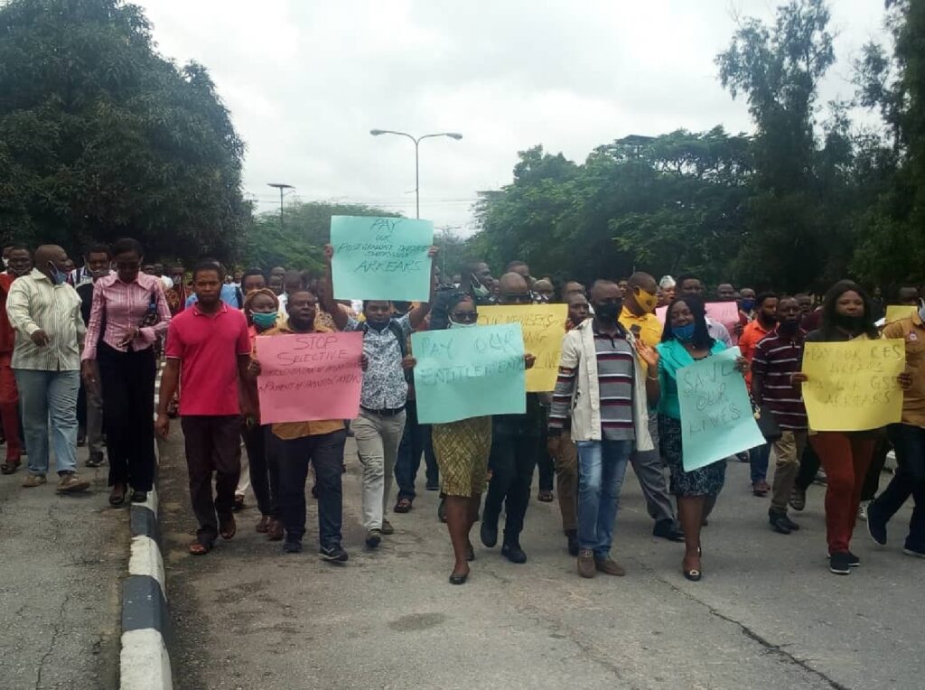 ASUU protests 6 years salary arrears entitlements in UNICAL