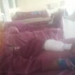 PHOTO: Police chain gunshot victim to bed over Enugu killings