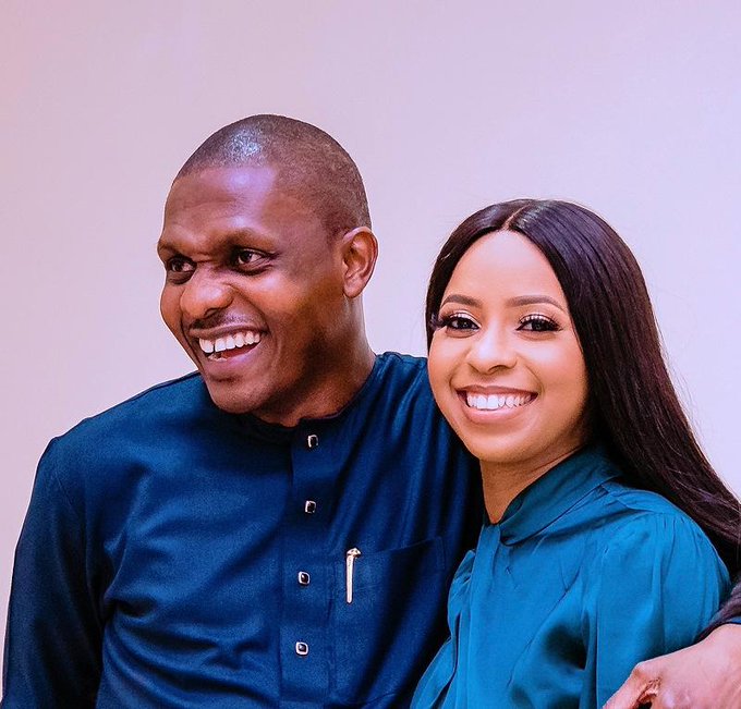 Oludamilola and her husband Oluseun became parents