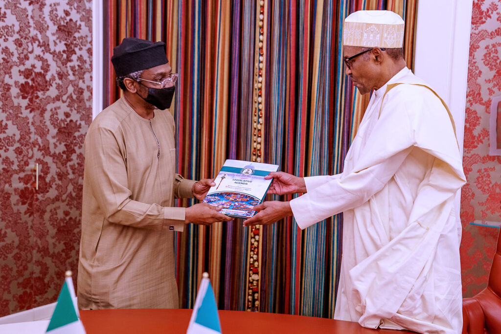 Gbajabiamila gets Buhari’s blessings, leaves for Ghana