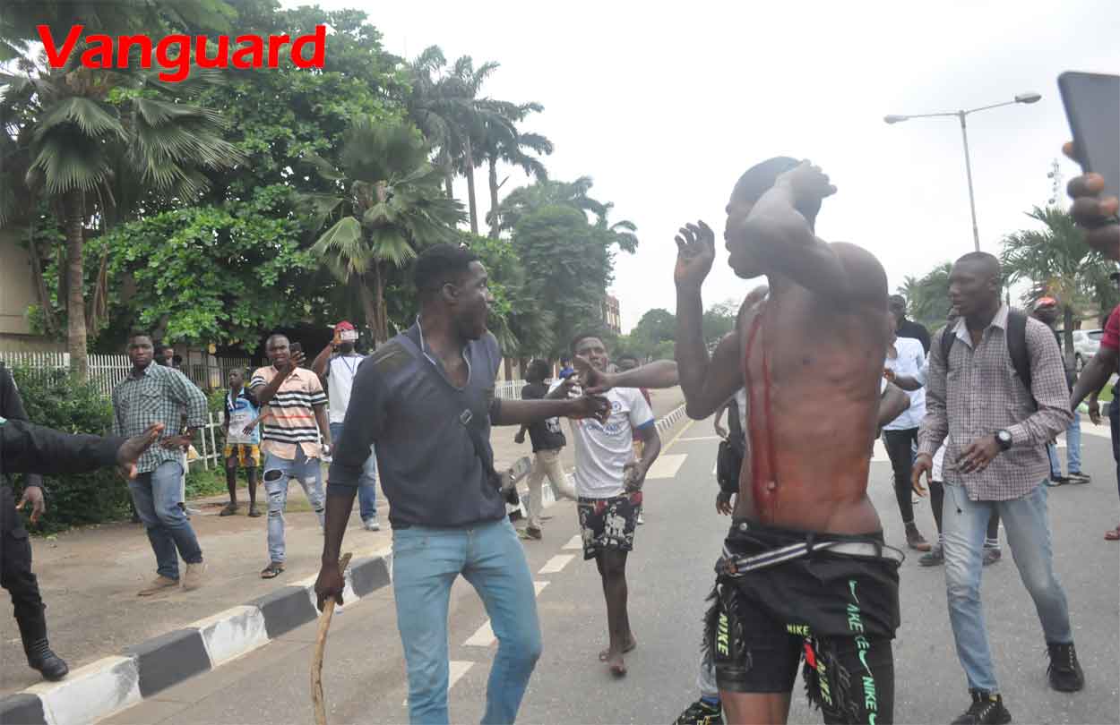 Alausa in Ikeja ENDSARS protest