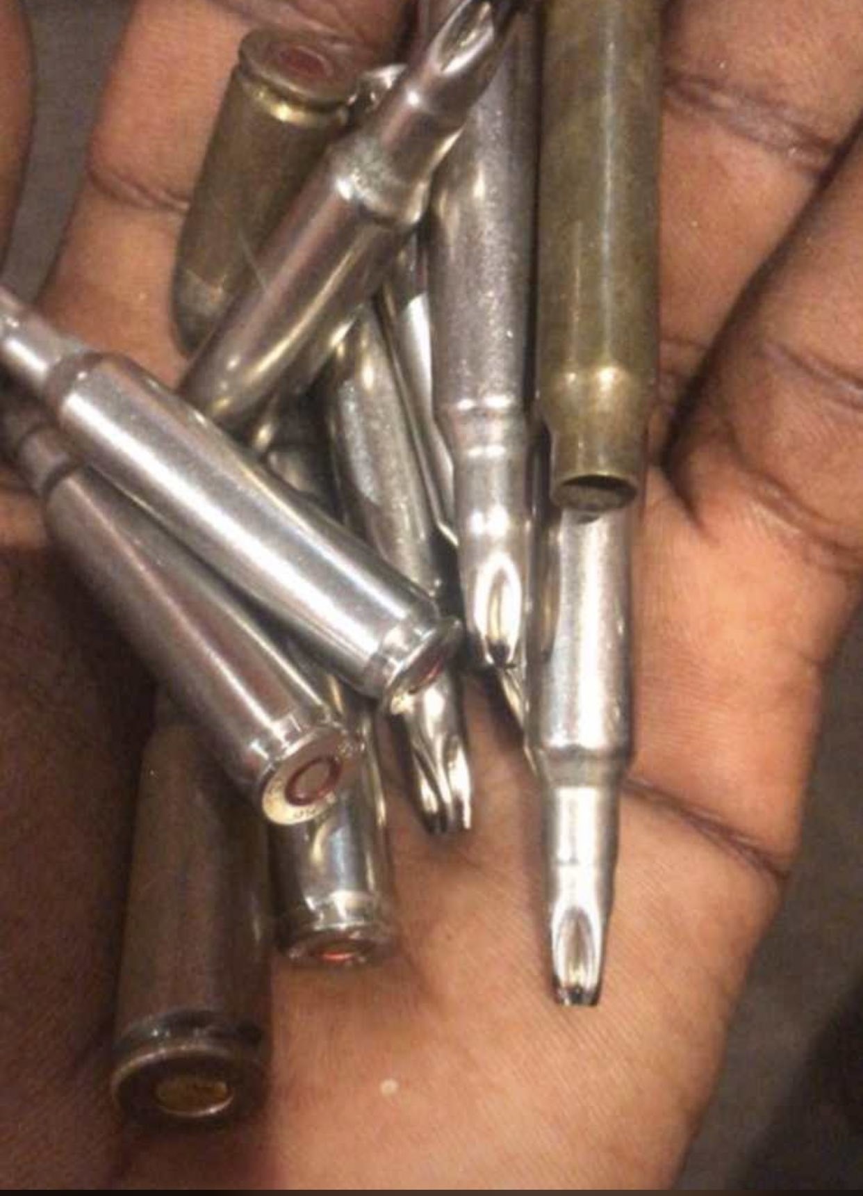 PHOTO: #EndSARS protester displays bullets fired at #LekkiMassacre