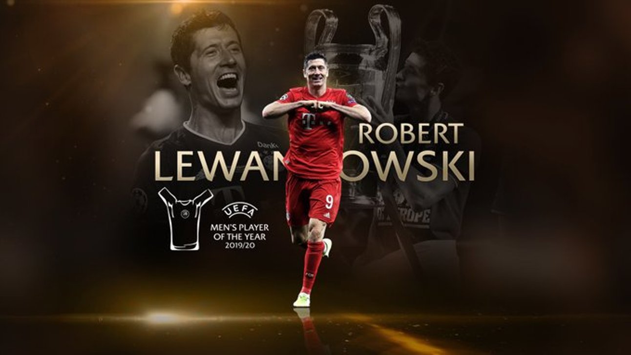 Lewandowski named UEFA men's player of the year