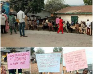 Irate farmers protest destruction of farmland, crops by herdsmen in Kogi