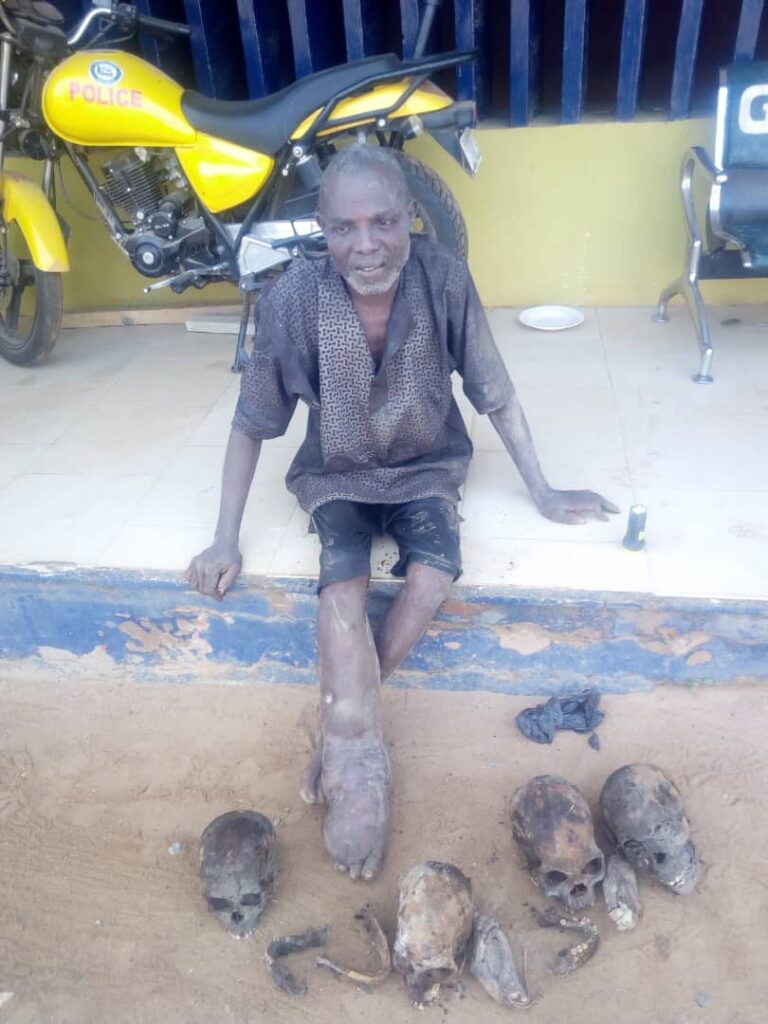I harvest human parts from Christian cemetery ― 55-year-old suspect reveals