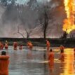 Huge India oil well fire extinguished after five months