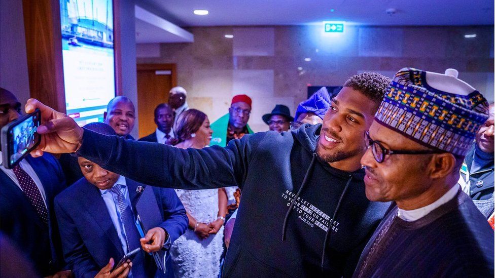 Buhari hails Anthony Joshua's victory over Pulev