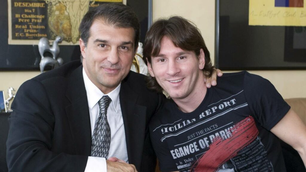 Messi will do everything in his power to stay at Barcelona ― Laporta