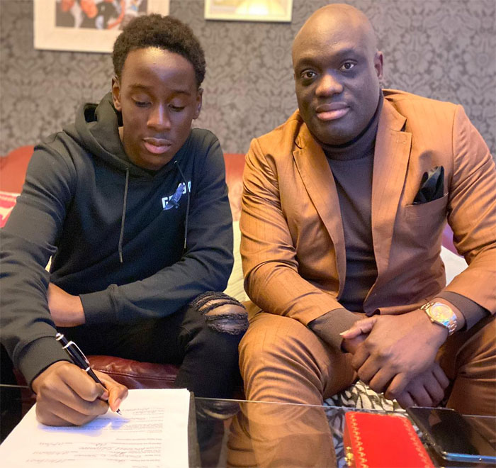 Top agent, Drew Uyi, signs Nottingham Forrest's Osa Solomon