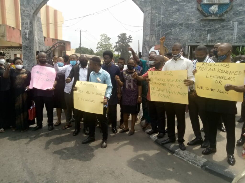 ASUU calls for release of Colleague kidnapped one year ago