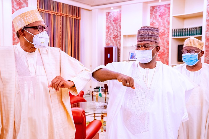 Buhari meets Gov Bello of Kogi, says Nigeria’s unity not negotiable