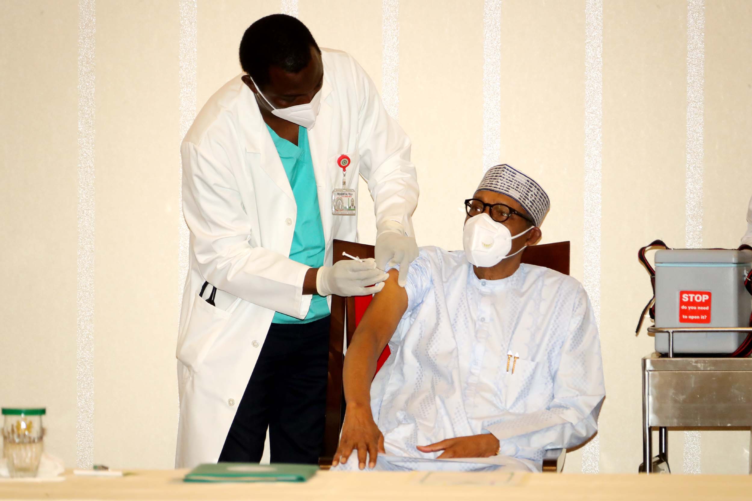 Buhari vaccination