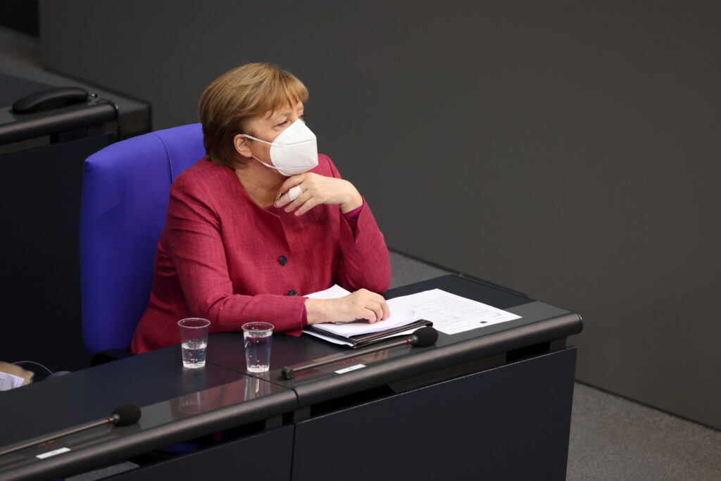 'I am delighted': Merkel receives AstraZeneca vaccine shot