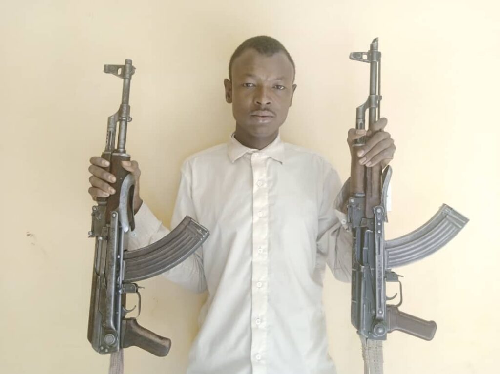 I obtain guns to fight bandit who snatched my wife - Suspected kidnapper