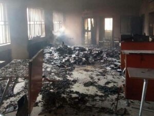 Hoodlums set Federal High Court Abakaliki ablaze ― Police