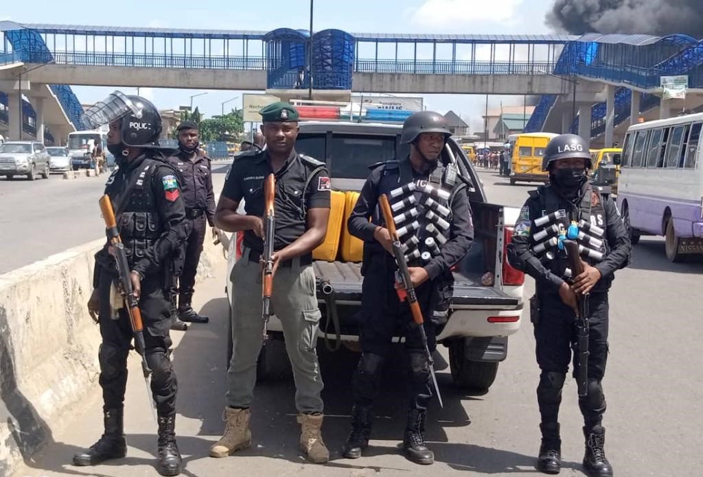 Police motorcyclists clashed in Lagos