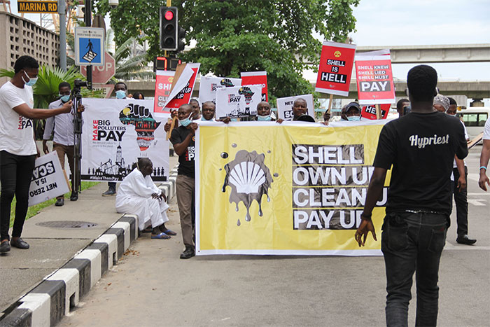 Climate Change: CAPPA leads activists to Shell’s office